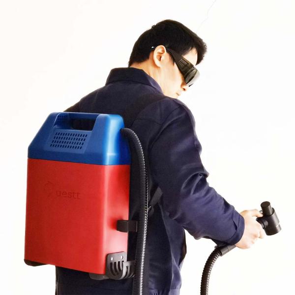 Portable Air-Cooled Backpack Laser Cleaner for Rust Oxide Painting Coating with 24 Months Gurranty