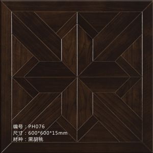 White Oak Parquet Tiles Engineered Wood Flooring Customized Design