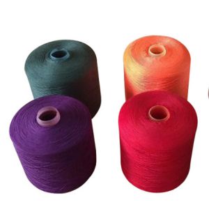 Wholesale 40/2 Dyed Polyester Spun Yarn For Polyester Sewing Thread High Tencacity from china suppliers