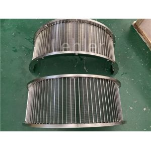 Certified 1-2.5m Wedge Wire V Wire Slot Tube For Effective Liquid Solid