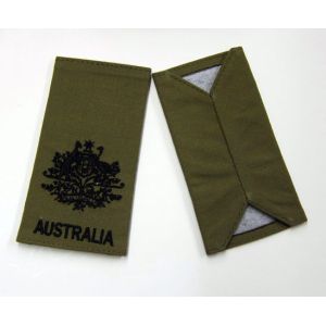 Handmade Custom Embroidered Patches PVC Backing shoulder patches