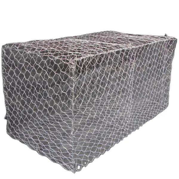 ISO9001 2000 Certified 1X1X1M Gabion Boxes Galvanized with Customizable Size and