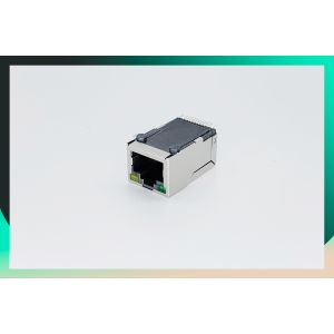 10/100 Base -TX Modular Plug 100M SMT Ethernet Jack Tab UP 12- Pin With LED RJ45