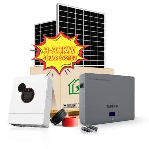 China ODM LCD Display Hybrid Solar System Kit On Off Grid Hybrid Solar Panel Power System on sale