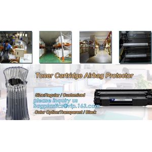 Inflatable packaging airbag roll, transportation packs, shipment packs, carton