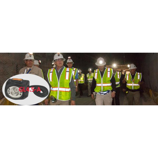 Black Color Mining Cap Lights 8000lux High Brightness Headlamp With Digital Screen