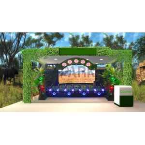 Luxury 4 Player Arcade Shooting Game Machines Playground Equipment