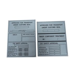 China ISO Shipping Container CSC Plate on Container on sale