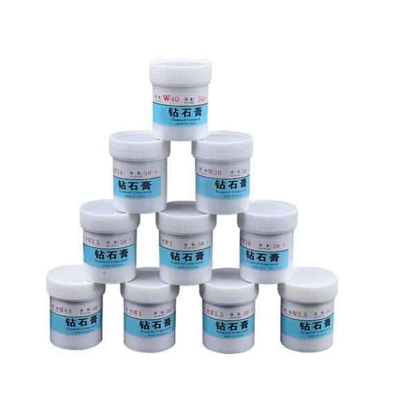 ISO9001 Diamond Polishing Paste W1-W40 Granularity Oil Soluble Water Soluble