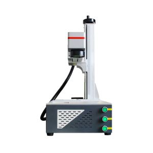 China 50w black fiber laser marking machine for metal tainless steel gold and silver on sale