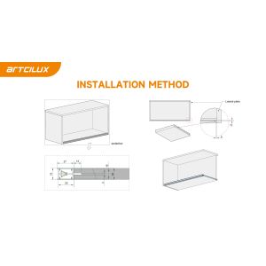 A2600 Board Light Recessed Installation Dimmer Touching or Hand Shaking Sensor