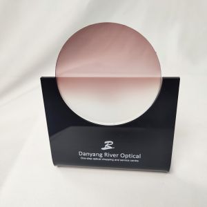 China-Made High-Quality Optical Eyeglass Lenses: Tinted Gradient Brown & Solid