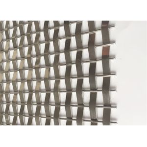 Wall Cladding Atlantic Architectural Metal Fabric With Crimped Flat Wire