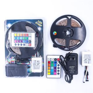 IP65 Waterproof RGB LED Strip With 24 Keys IR Controller