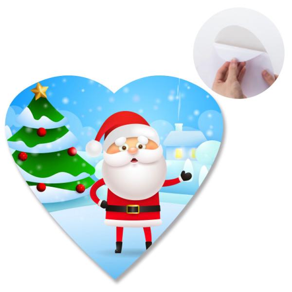 Heidelberg Offset Printing 3D Lenticular Sticker With Heart Shape Die Cut For