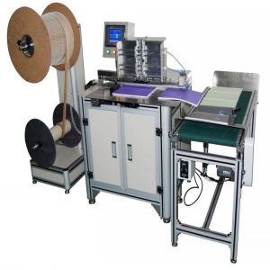 Double 7/8'' Steel Wire Binding Machine 800-2000 Books/H Speed