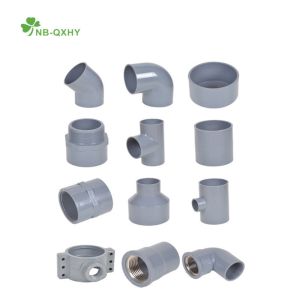 Water CPVC Tee Pipe Fitting with Socket Pn10/Pn16 Glue/Thread Connection Design