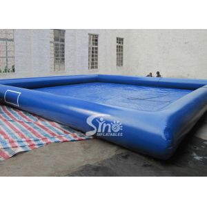 Regular Rectangle Blue Water Ball Inflatable Water Pool For Kids Water Fun In