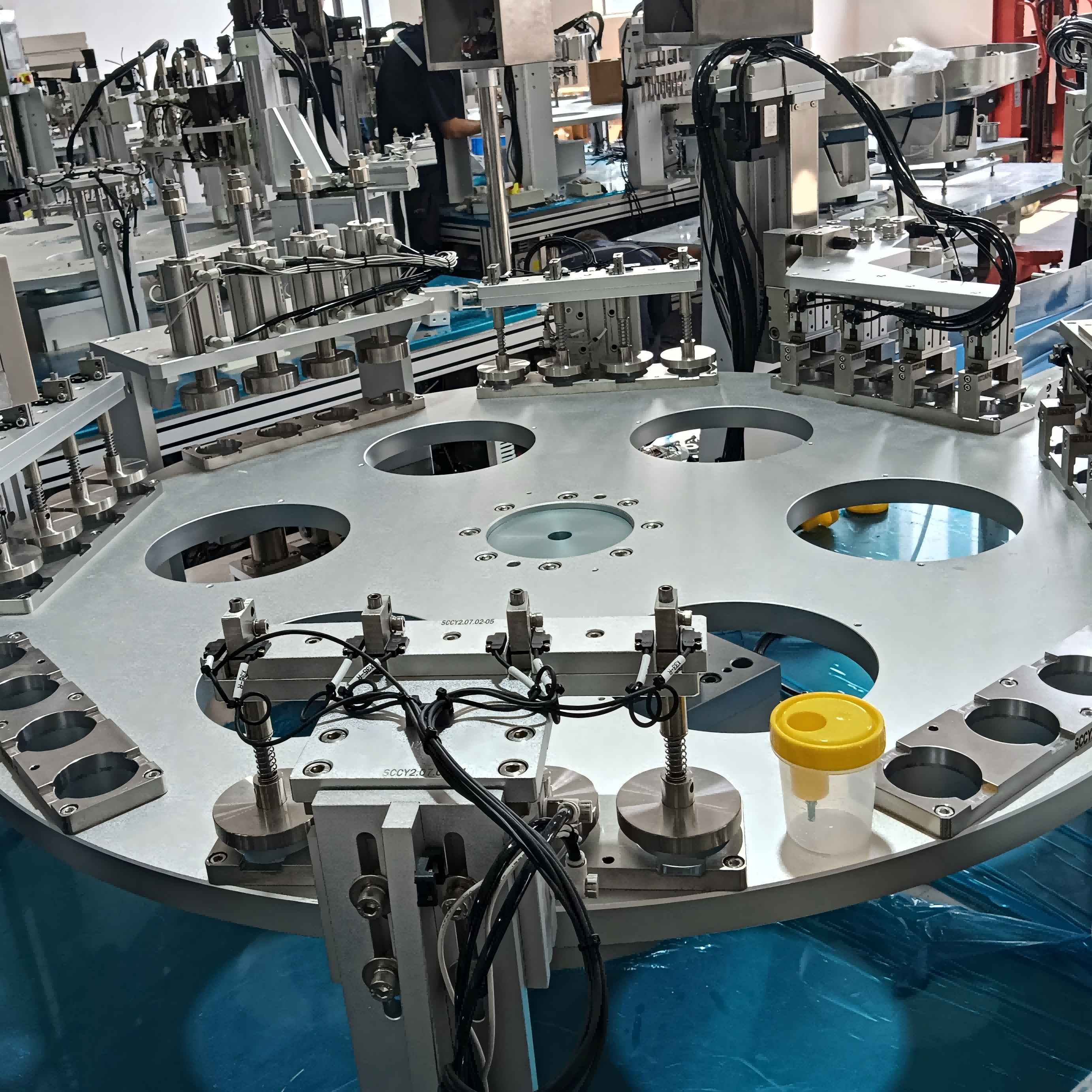 Wholesale Automated Urine Cup Assembly Machine Customisable, highly flexible, and adaptable from china suppliers