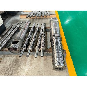 Wholesale High-Performance Conical Twin Screw and Barrel with Ra 0.4μm Surface Roughness, 5kw Heating Power, and HRC58-62 Hardness from china suppliers