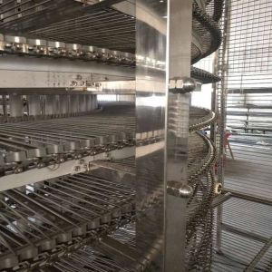 Vertical Spiral Conveyor Cooling Tower for Baking