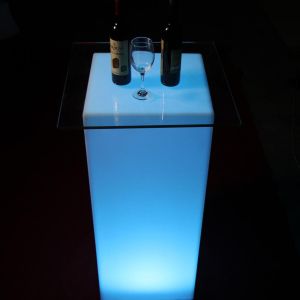 Wholesale Modern RGB LED Glow Furniture Tables With Rechargeable Lithium Battery from china suppliers