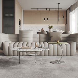 Simple Design Acrylic Coffee Bar Console Table 90cm*90cm*38cm