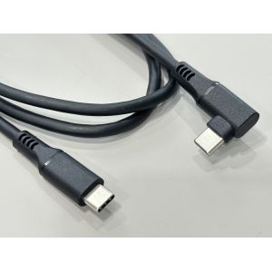 USB Type-C to Type-C Right Angle Connector Cable, 60W PD Fast Charging & Data