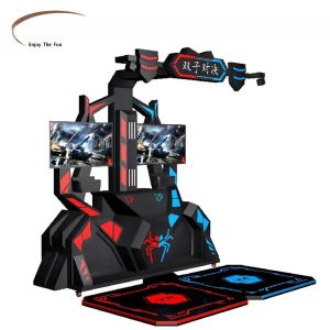 360 Vision VR Arcade Shooter 9D VR Game Machine Double Players Low Maintenance