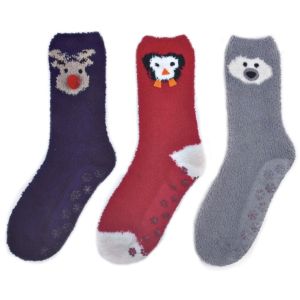 Wholesale Animal pattern Aloe Infused SPA Socks polyester plush therapy , warm spa sock from china suppliers