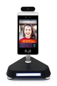 Wholesale Face Capacity Dual Ai Camera 8 '' Lcd Face Recognition Device With No Contact Infrared Thermometer When Wearf Face Mask from china suppliers