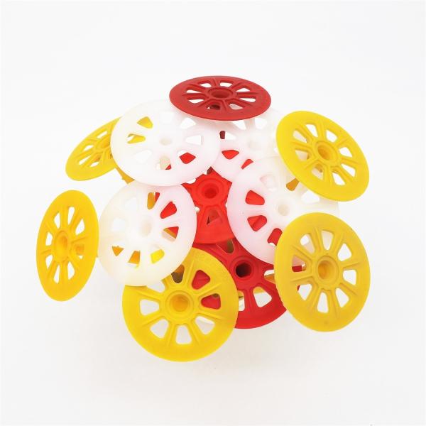 Professional Plastic PP Wall Plug Rigid Insulation Fasteners Galvanized Custom