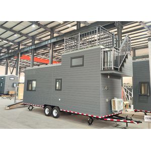 Modular Home Prefabricated Tiny House On Wheels WIth Light Gauge Steel Frame