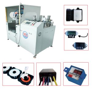 Float Switch Sensor Glue Potting Machine with LED Lights
