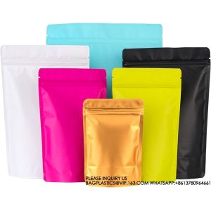 Sustainable Recyclable Pack Resealable Stand Up Bags,Smell Proof Pouch Sealable
