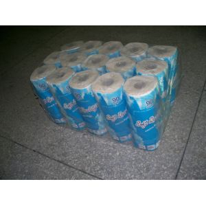 Wholesale Personalized Embossing Kitchen Paper Hand Towel Tissue 90 Sheets / Roll from china suppliers