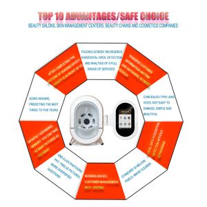 3D 20MP Magic Mirror Skin Analyzer Machine Pigmentation Analysis