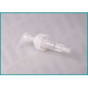 Non Spill Transparent Hand Lotion Pump Dispenser , Plastic Soap Dispenser Pump