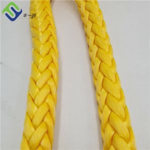 48mm 12 Strand UHMWPE Rope HMPE Rope For Ship Mooring