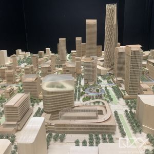 Aecom Parametric Architecture Structural Model 1/500 5G Smart City