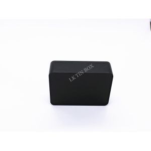 Wholesale Tea Storage Rectangular Tin Box Black Double sides Printed With Matt Varnish from china suppliers