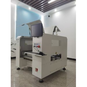 3-Section-Rail Automatic Conveying SMT SMD Charmhigh PNP CHM-650 With 7 Cameras