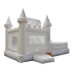 Wholesale Customized Size White Jumping Castle with Slide and Repair Kit Included from china suppliers