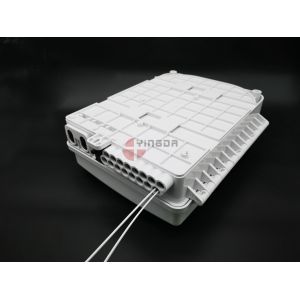 FDB0324 White PC SC Fiber Optic Termination Box ODB OSB 24 Port Hinge Design