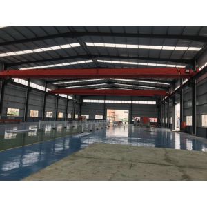 EPS Painting Light Steel Frame Construction Processing Workshop With Crane