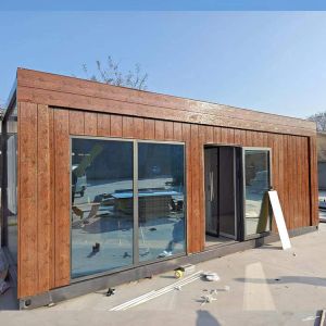20ft Prefab Tiny Container Modular Small Home with Toilet Customized Color and
