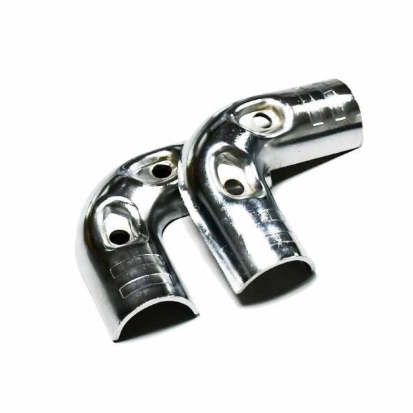 HJ-15 Chrome Plating Metal Joint Pipe Joints for Lean Pipe Racking System Pipe Connection Fittings