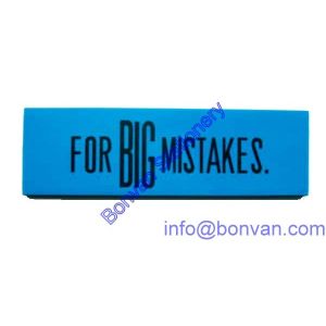 big size office eraser,TPR blue colro office eraser ,for big mistake eraser