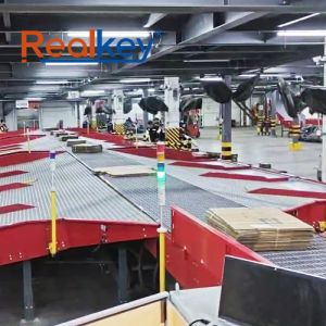 Custom Turning Radius Modular Belt Conveyor For Warehouse Heavy Load Capacity