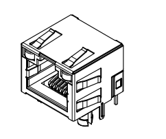 Wholesale 615008142121 8P8C RJ45 Modular Jack With 2xBipolar Y/G LED from china suppliers
